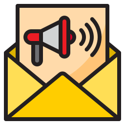 Mail advertising icon