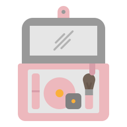 Cosmetic bag icon