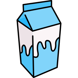 scatola del latte icona