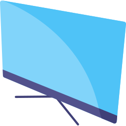 televisore led icona