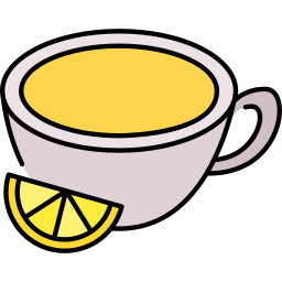 Lemon tea icon