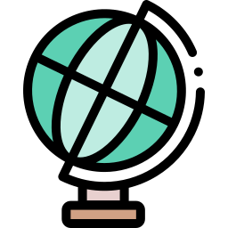 Globe earth icon