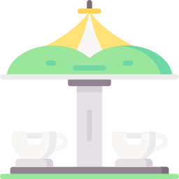 tasse à thé tournante Icône