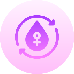 ciclo mestruale icona
