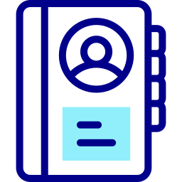 Contact book icon