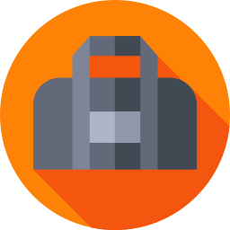 Sport bag icon