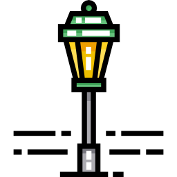 lampa uliczna ikona