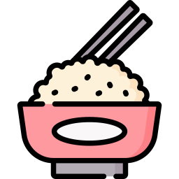 Rice bowl icon