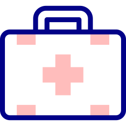 Medical kit icon