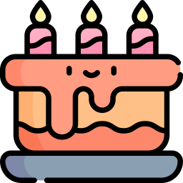 Birthday cake icon