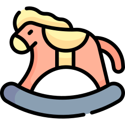 caballo mecedora icono