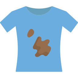 Dirty shirt icon