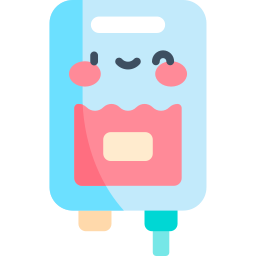 Blood bag icon