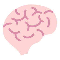 Órgano cerebral icono