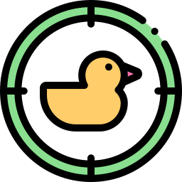 Shoot duck icon