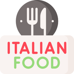 italiaans eten icoon