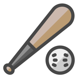 Baseball bat icon