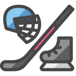 Хоккейная клюшка иконка