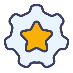 medaglia stella icona