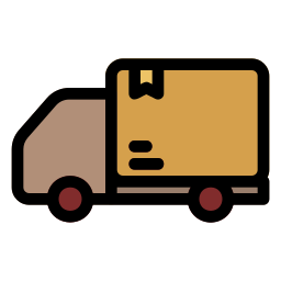 Cargo truck icon