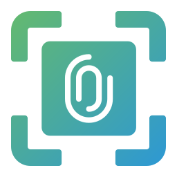 Fingerprint scanner icon