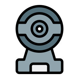 ronde webcam icoon