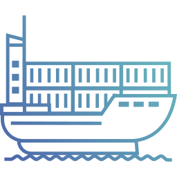 Cargo ship icon