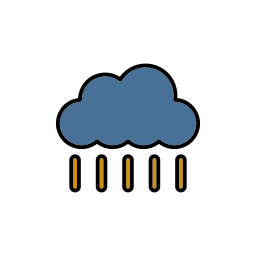 deszczowy ikona