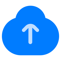 cloud uploaden icoon