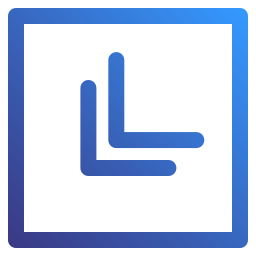 Down left icon