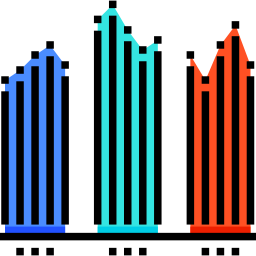 gráfico de barras Ícone