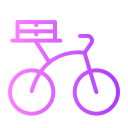 Delivery bike icon