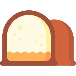 Кремовые булочки иконка
