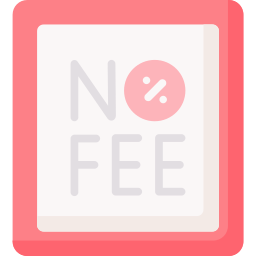 No fee icon