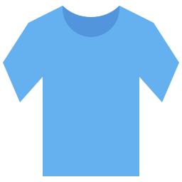 camiseta de manga corta icono
