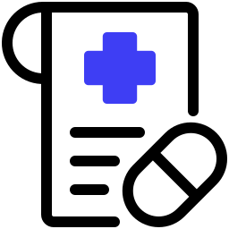 Medical prescription icon