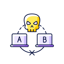 Cyber crime icon