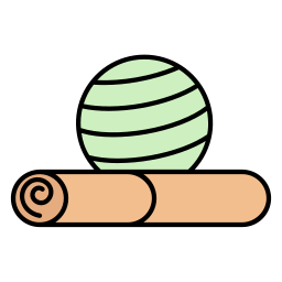 Yoga ball icon