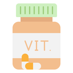 Витаминная таблетка иконка