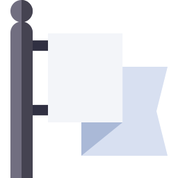 bandera blanca icono