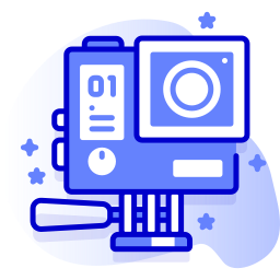 Action camera icon