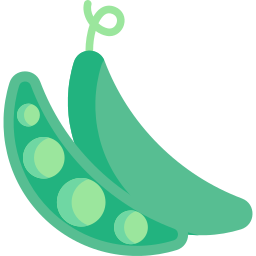 grüne erbsen icon