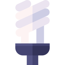 Energy saving light icon