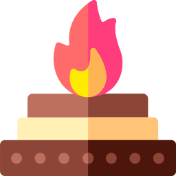 brandstapel icoon