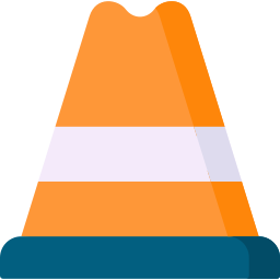 Traffic cone icon