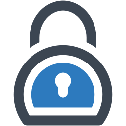 Lock symbol icon