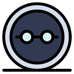 Eye glasses icon