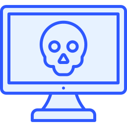 Cyber attack icon