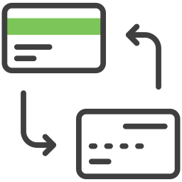 transferencia de dinero icono