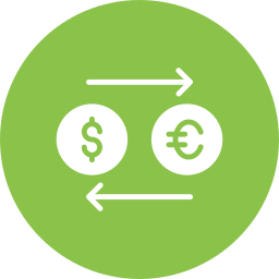 Currency exchange icon